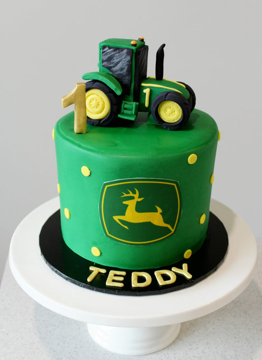 John Deere tractor cake