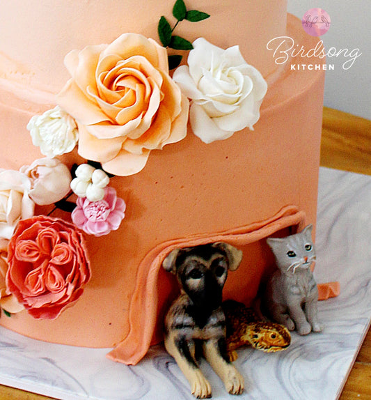 Pet wedding cake