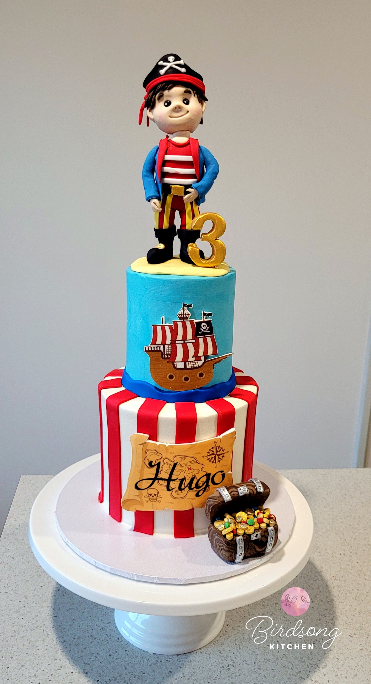 Pirate themed cake
