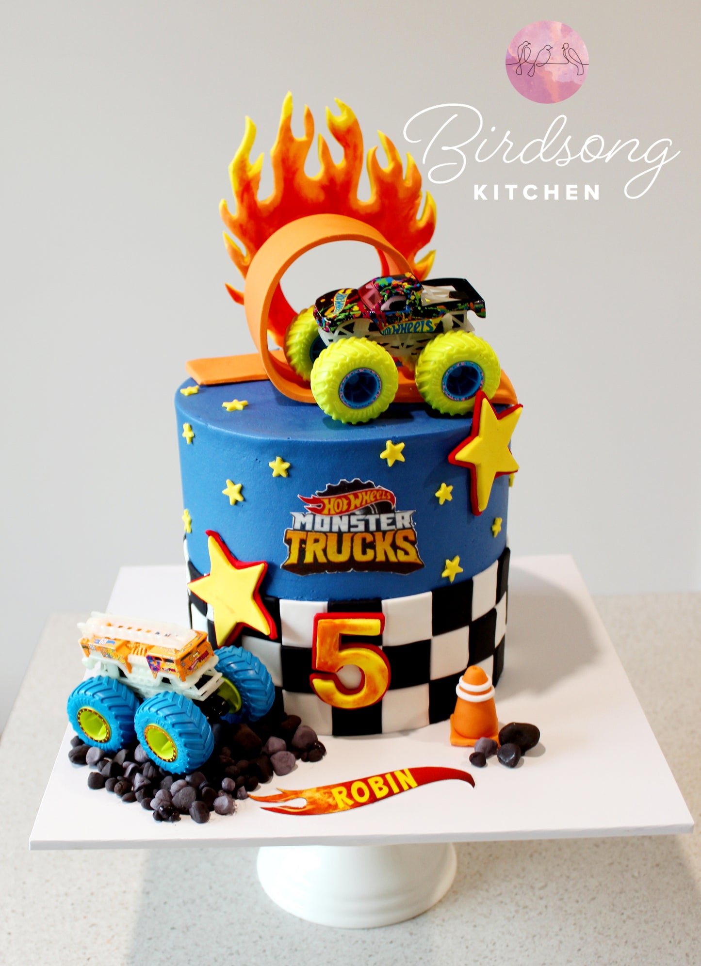 Monster truck cake
