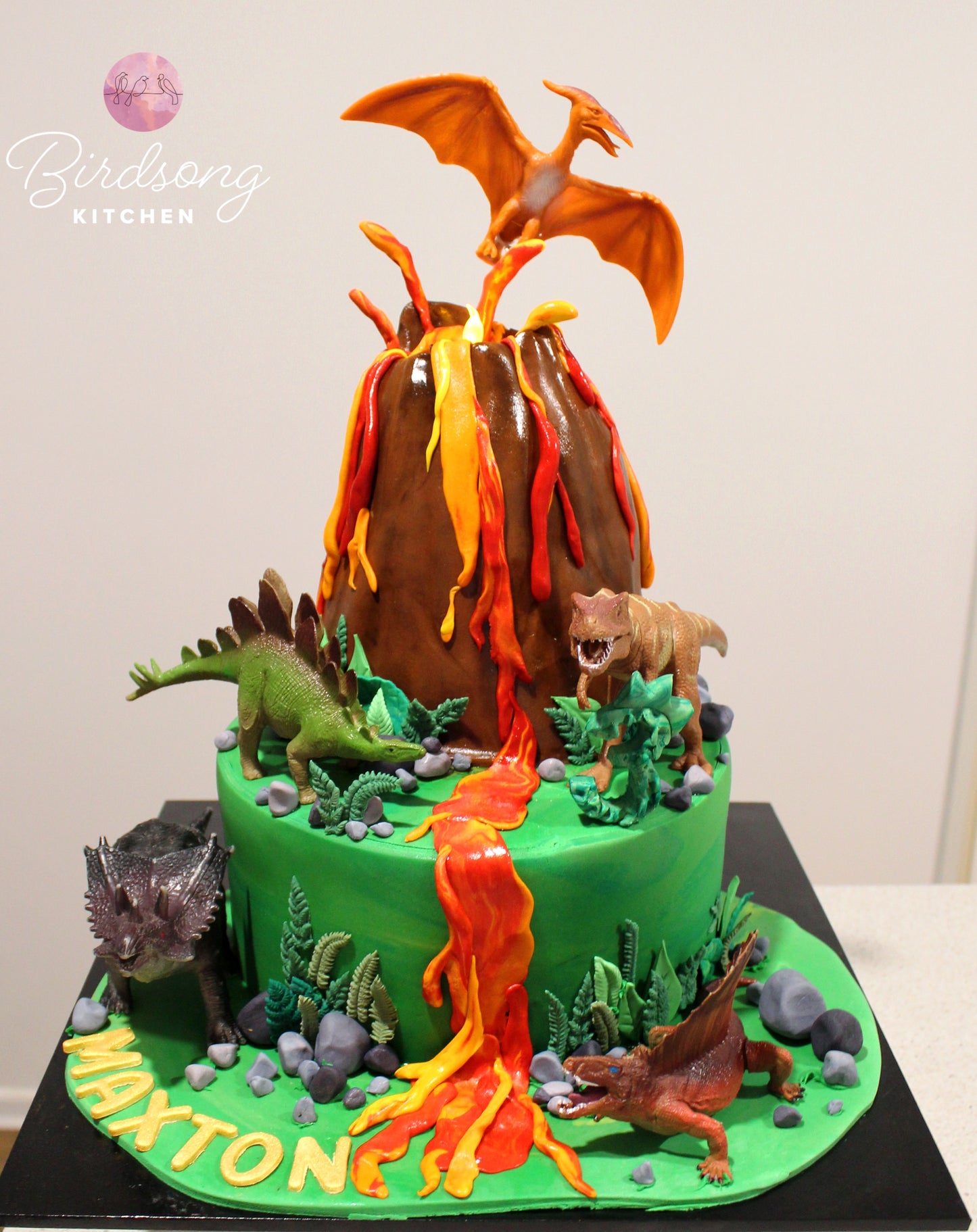 Dinosaur themed cake